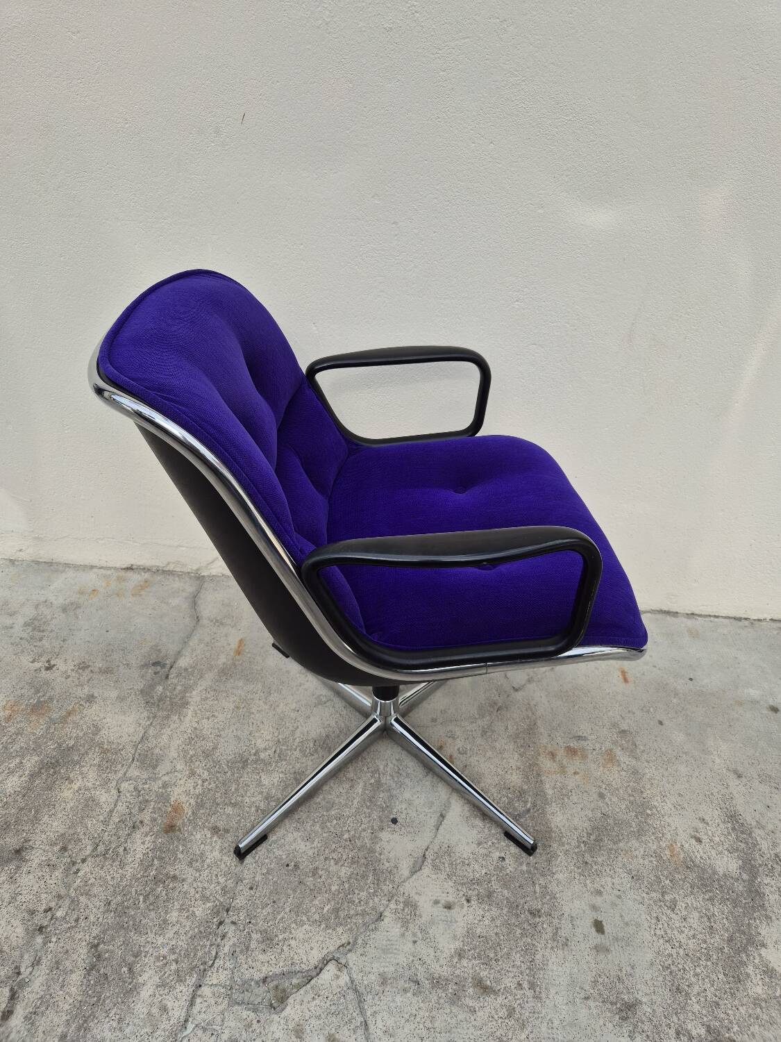 Charles Pollock Fauteuil de bureau par Florence Knoll 1970s
