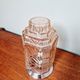 Art Deco Skyscraper Ceiling Light in Clear Pink Glass, 1920s-30s