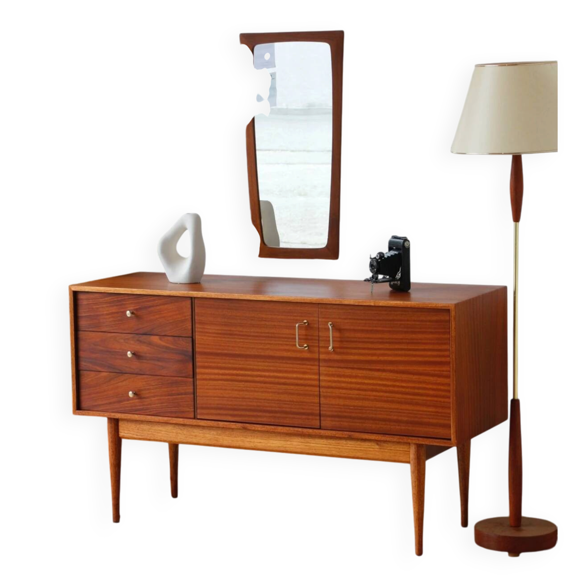 Rosewood mahogany enfilade Uniflex (1960) – Vintage furniture