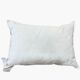 White velvet cushion 35x50 cm