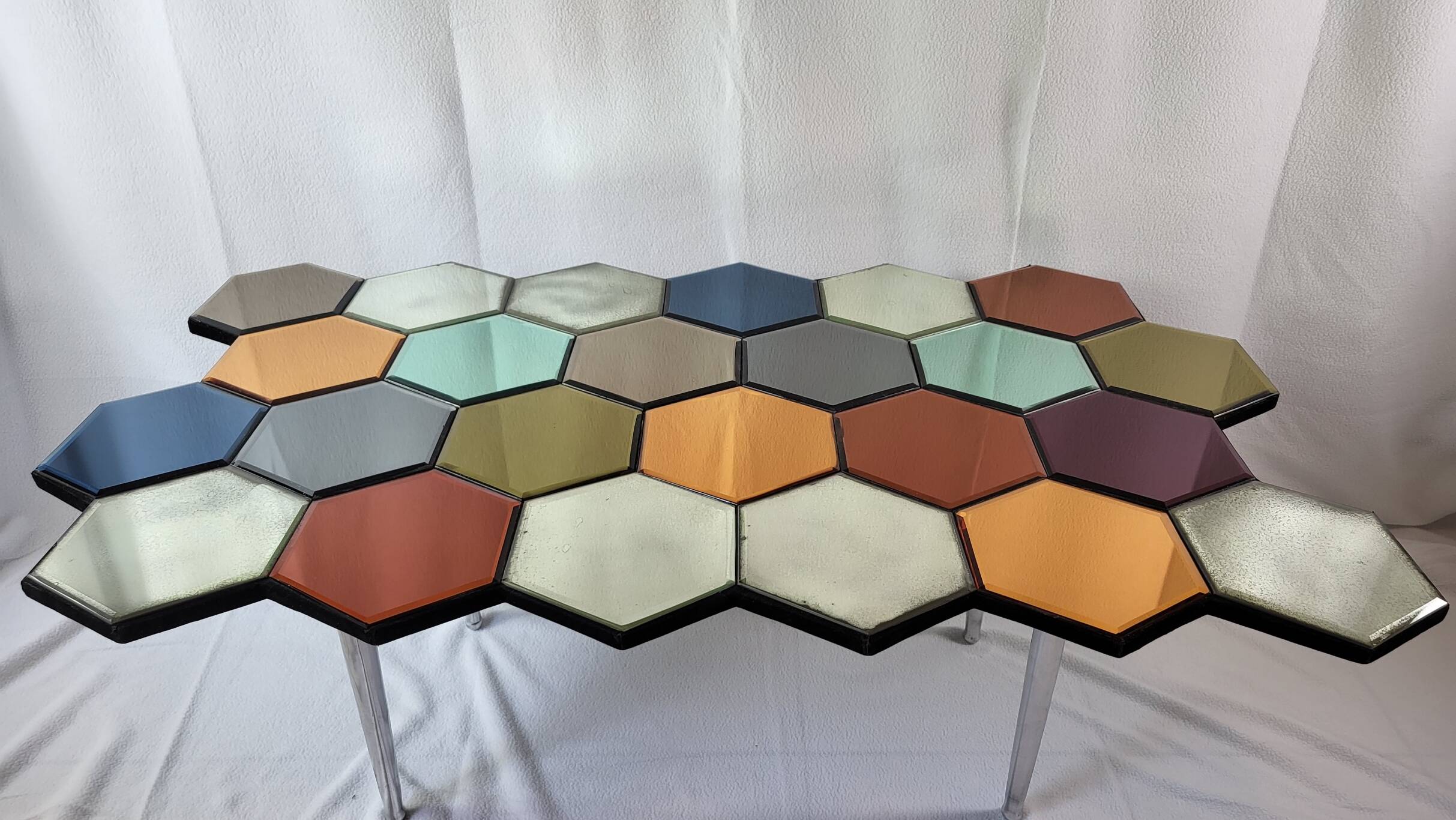 Olivier de Schrijver coffee table "Hexagonal" Ode's Design limited edition