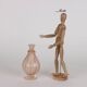 Seguso Man glass bottle. Italy 1950s.