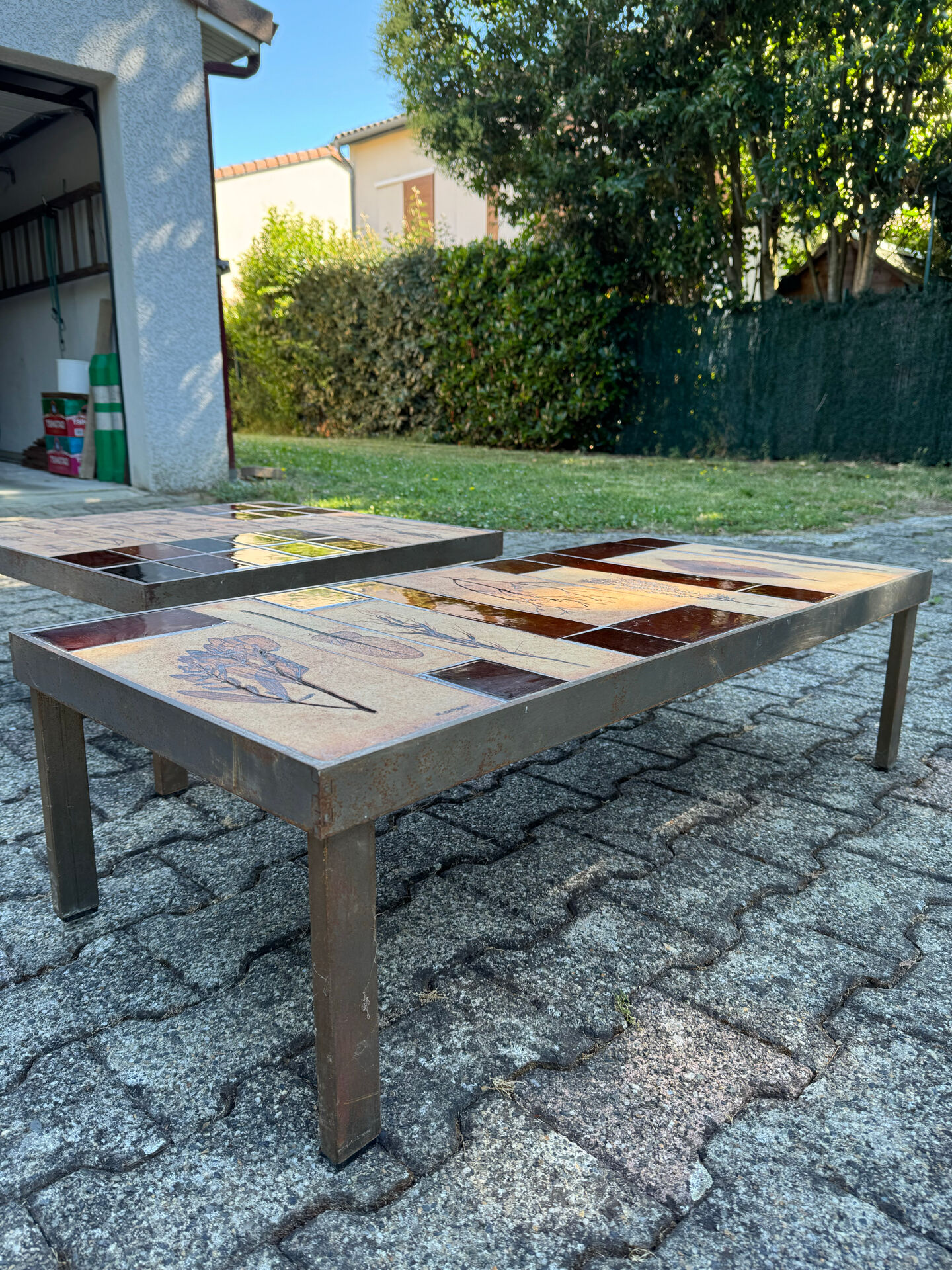 Table basse Roger Capron série « les Herbiers »