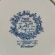 12 English dinner plates Ridgway "Windsor" ("Asiatic Pheasants") blue & white