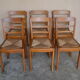 6 Luterma bistro chairs - Monobloc system - 1950s - vintage