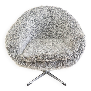 Fauteuil pivotant gris
