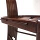 Set of 3 Allmilmö brutalist dining chairs oak, 1980