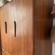 Vintage Scandinavian style teak wardrobe from the 1960s by Tricoire and Vecchione.