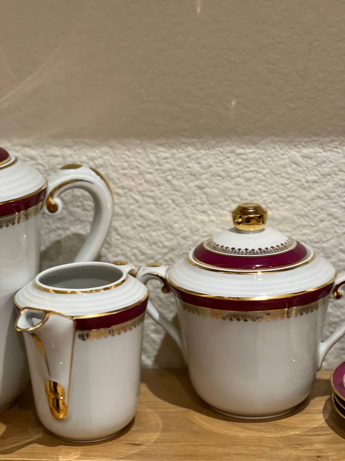 Limoges porcelain coffee service for 6 people