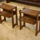 Pair of bedside tables by Guillerme and Chambron for "Votre Maison" 1960s
