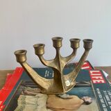 Bronze candleholder, 1970s