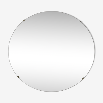 Miroir rond scandinave années 60 70cm