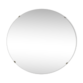 Scandinavian years 60 round mirror 70cm