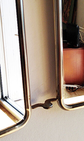 Barber triptych mirror 79 x 31 cm