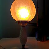Art deco opaline lamp