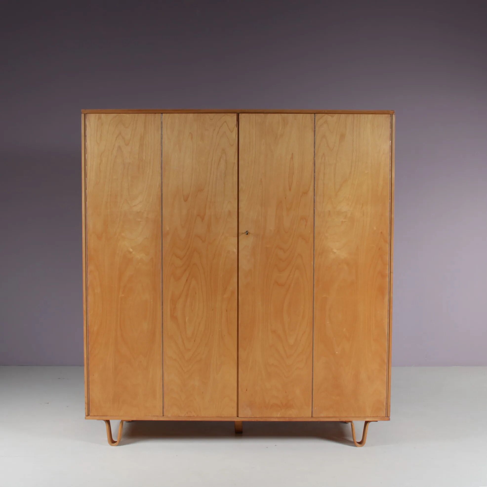 1950s “KB04” wardrobe by Cees Braakman for Pastoe, Netherlands