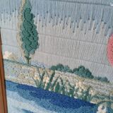 Tapisserie lac Derwentwater vintage