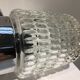 Wall lamp double lights chrome and glass 70s