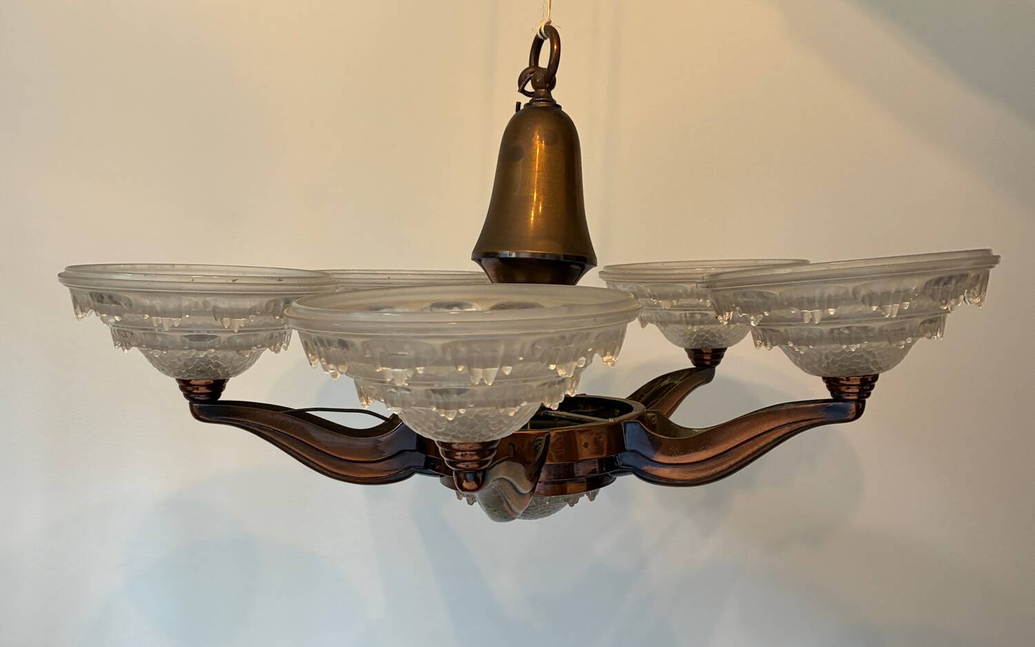 Art Deco chandelier Ezan 1930