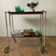Vintage 70s folding dessert trolley