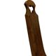 Vintage Spanish chair stool brutalist design wood
