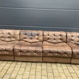 Prachtige De Sede Ds11, 7-delige set in bruin patchwork