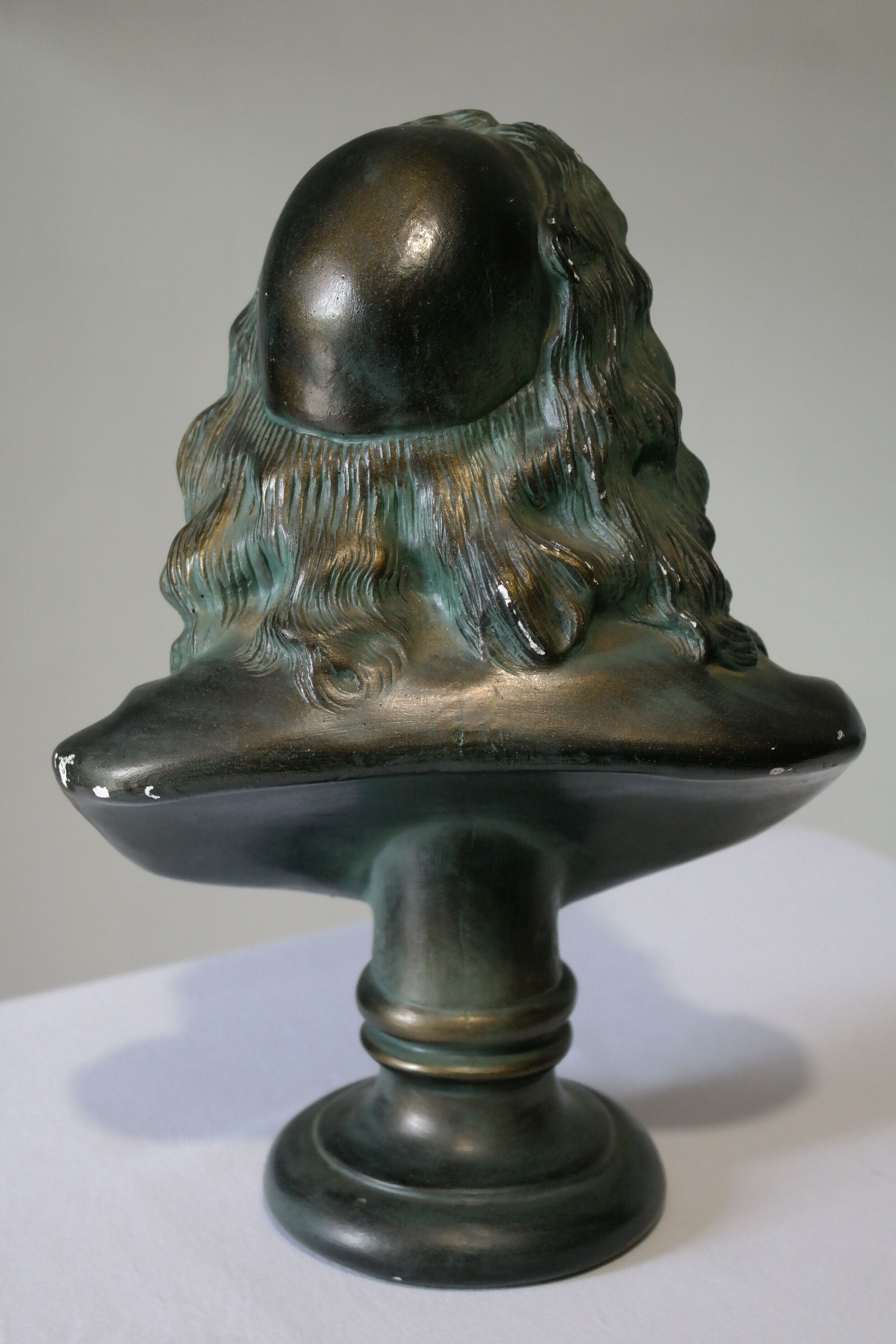 Molière bust in plaster