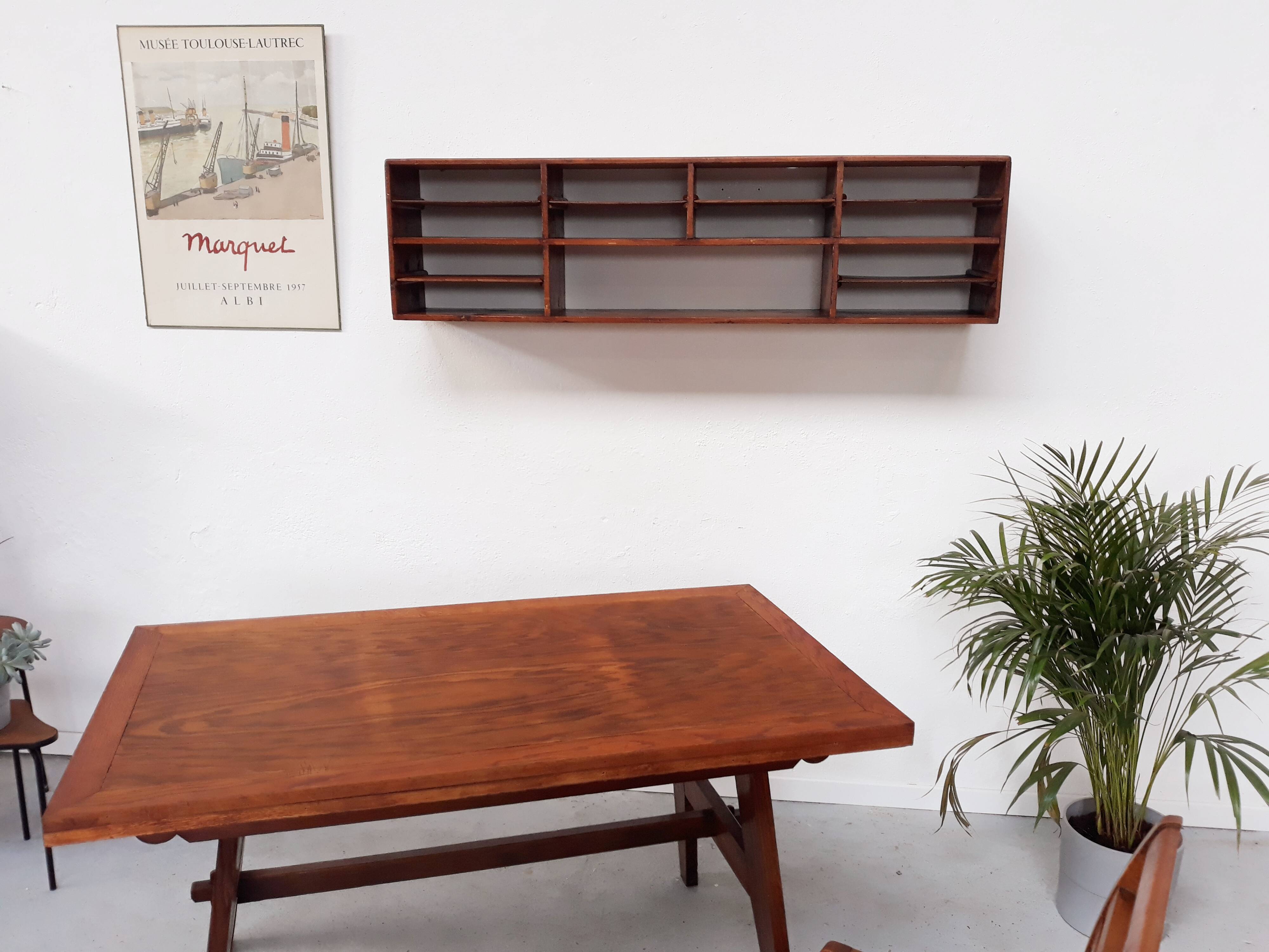 Furniture of craft shelf or sorter wooden document