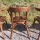4 fauteuils Baumann en bois courbé