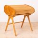 Mid Century Modern Desk with Roll-Top, Walnut Veneer, 1950s, Fully Restored