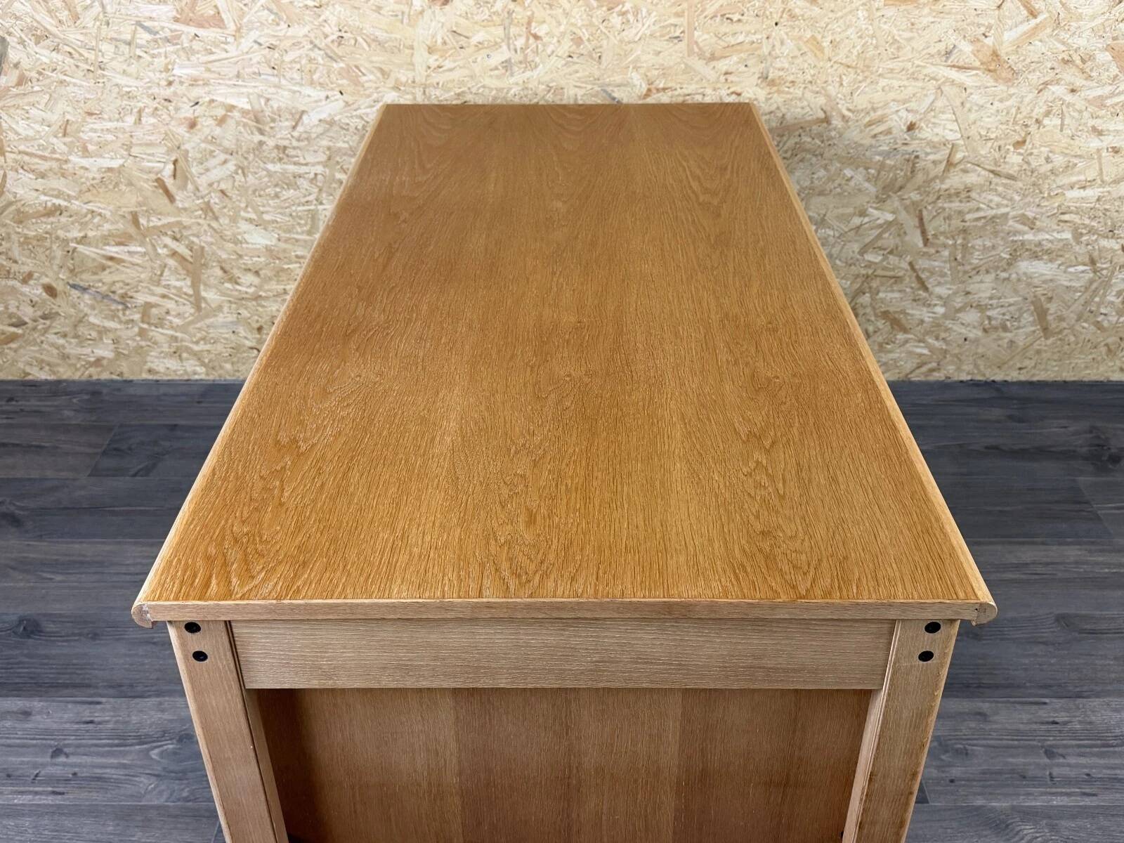 1960s 1970s Oak Writing Desk Sliding Top by Peter Løvig Nielsen for Løvig