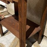 1940s bedside table in solid oak