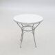 Table basse ronde en granite et métal 1960 Allemagne