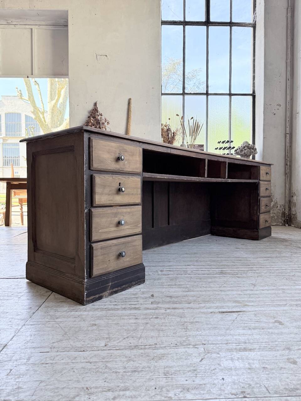 Oak workbench 250 cm XL 1950