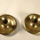 Paire de bougeoirs en laiton 4 cm