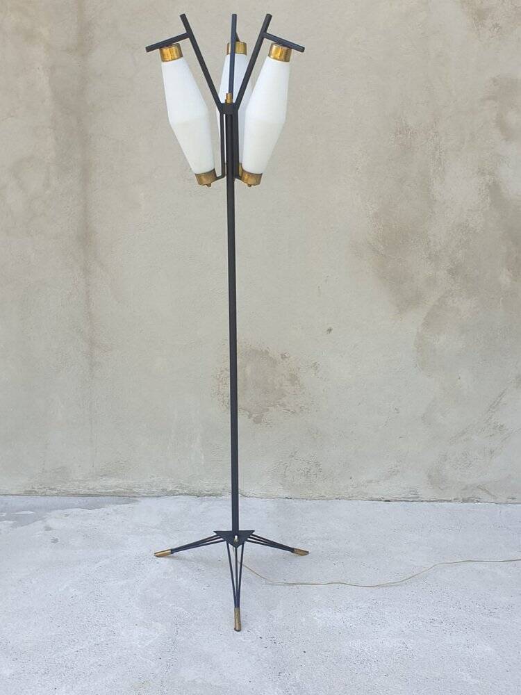 Stilnovo floor lamp, Italy, 1950s