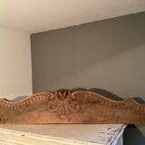 Old wooden pediment
