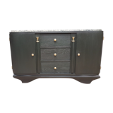 Old art deco chest of drawers restyled wagon green.