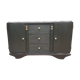 Old art deco chest of drawers restyled wagon green.