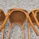 Set of four vintage bistro chairs