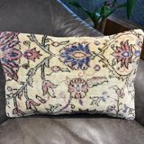Turkish Carpet Floral Lumbar Pillow 40x60cm