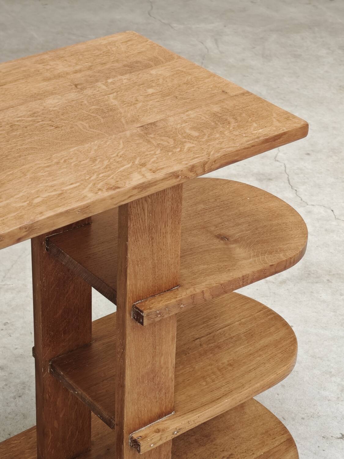 Asymmetrical Art Deco side table or pedestal table by Michel DUFFET 1930