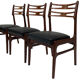 Set of five dining chairs by Johannes Andersen, model 101 Danish Design