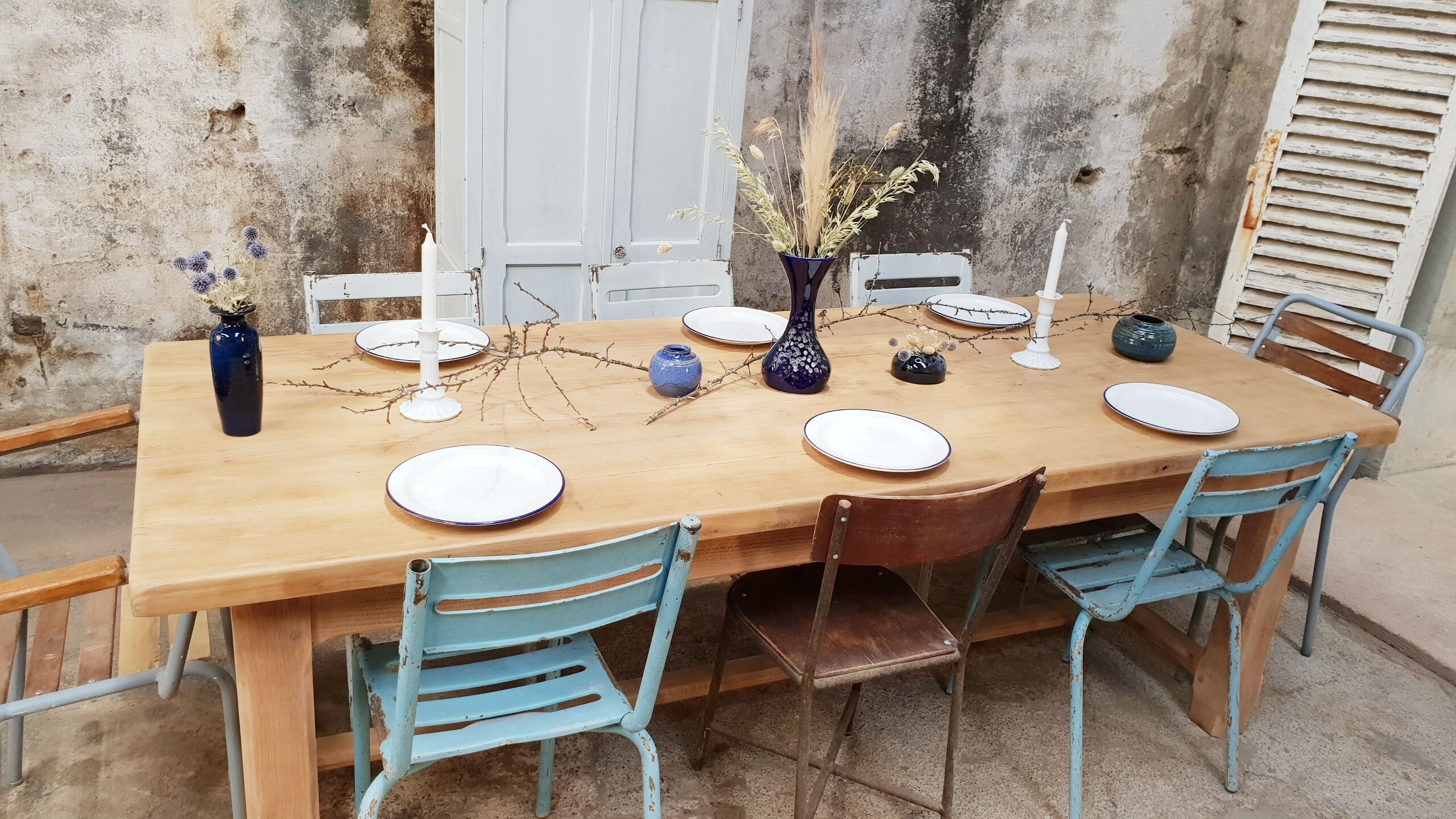 Vintage farmhouse table