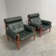 Fauteuils par Eric Merthen pour Ire Möbel AB, années 1960.