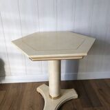 Italian designer pedestal table turri design