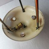 Ancienne lampe suspension, en laiton, Ezan