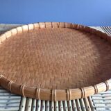 Braided bamboo platter