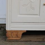 Buffet art déco rénové - Beige Glaise Ripolin - H100 x L133 x P52 cm