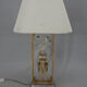 Lampe de table perroquet en cristal, années 1970